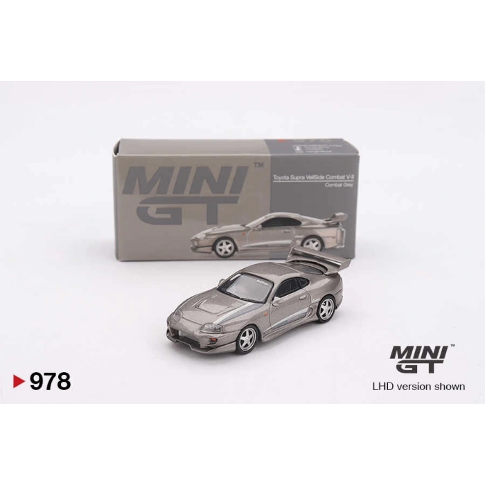 Mini GT 1/64 Toyota Supra VeilSide Combat V-II Combat Grey