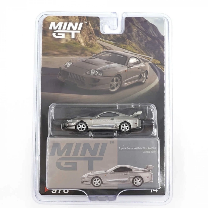 Mini GT 1/64 Toyota Supra VeilSide Combat V-II Combat Grey - Blister Paket MGT00978-BL