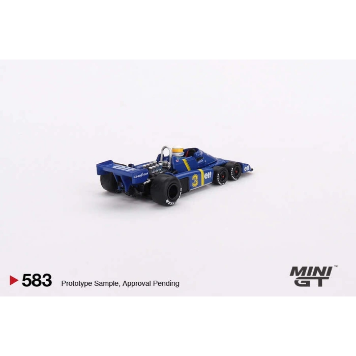 Mini GT MGT00583 1/64 Tyrrell P34 Jody Scheckter 1976 Swedish GP Winner