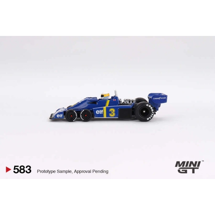 Mini GT MGT00583 1/64 Tyrrell P34 Jody Scheckter 1976 Swedish GP Winner