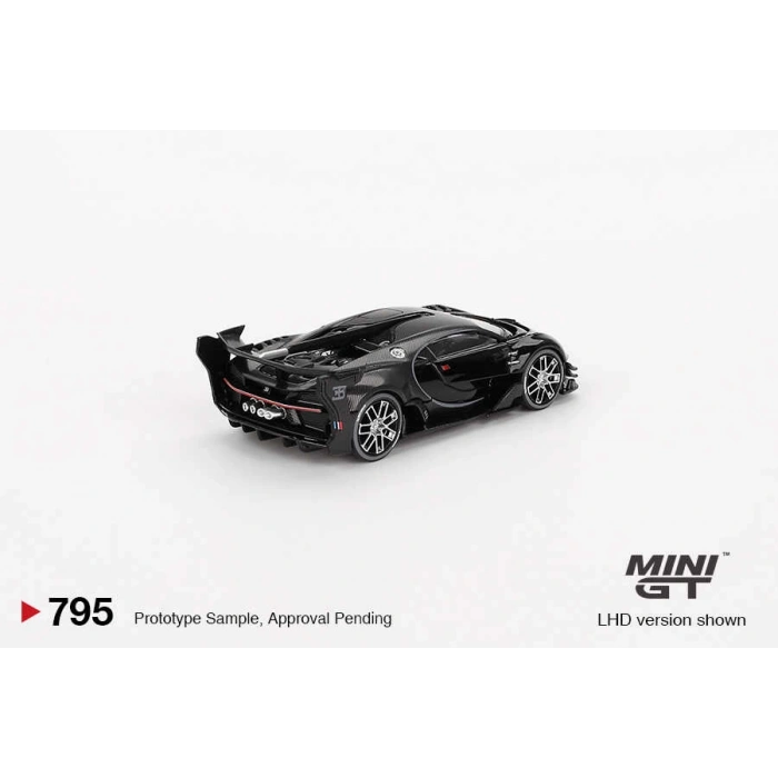 Mini GT 1/64 Bugatti Vision Gran Turismo Black MGT00795