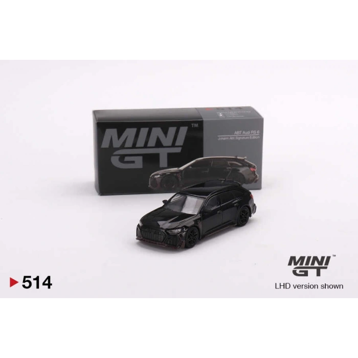 Mini GT ABT Audi RS6 Johann Abt Signature Edition Black