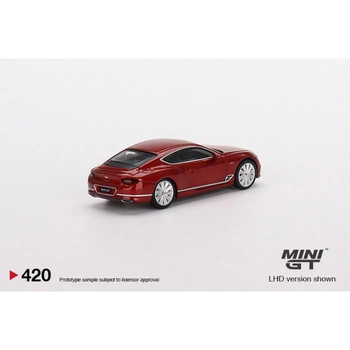 Mini Gt MGT00420 1/64 Bentley Continental GT Speed 2022 Candy Red