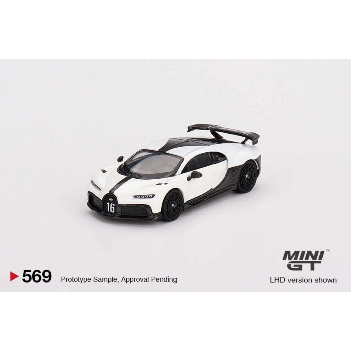 Mini GT MGT00569 1/64 Bugatti Chiron Pur Sport White
