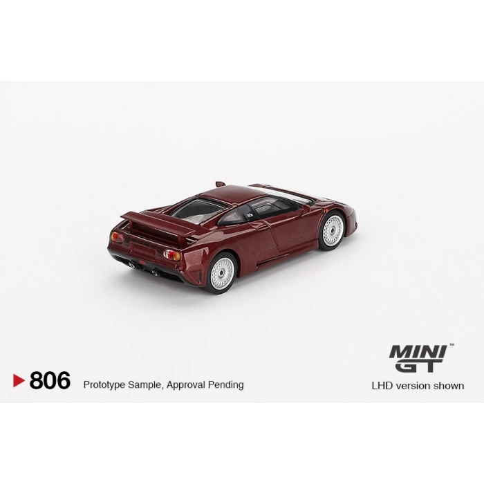 Mini GT MGT00806 1/64 Bugatti EB110 GT Dark Red Metallic