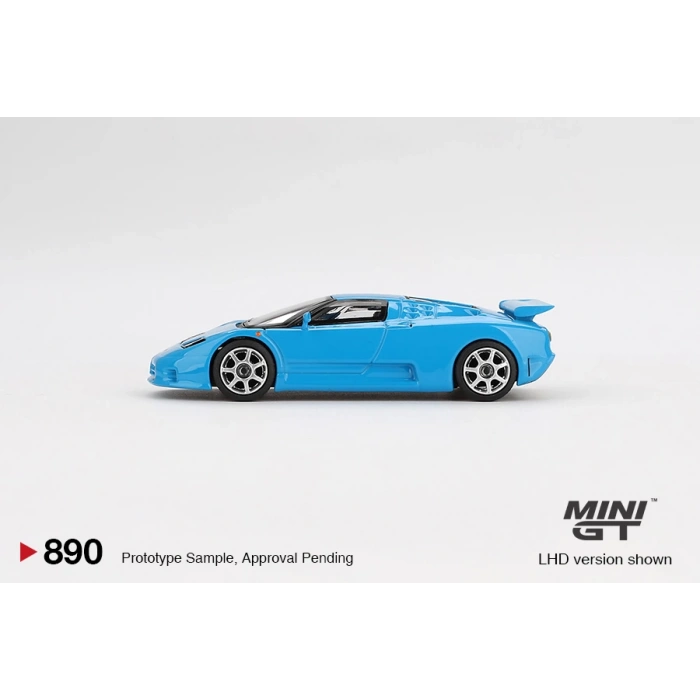 Mini GT Bugatti EB110 Super Sport Blu Bugatti