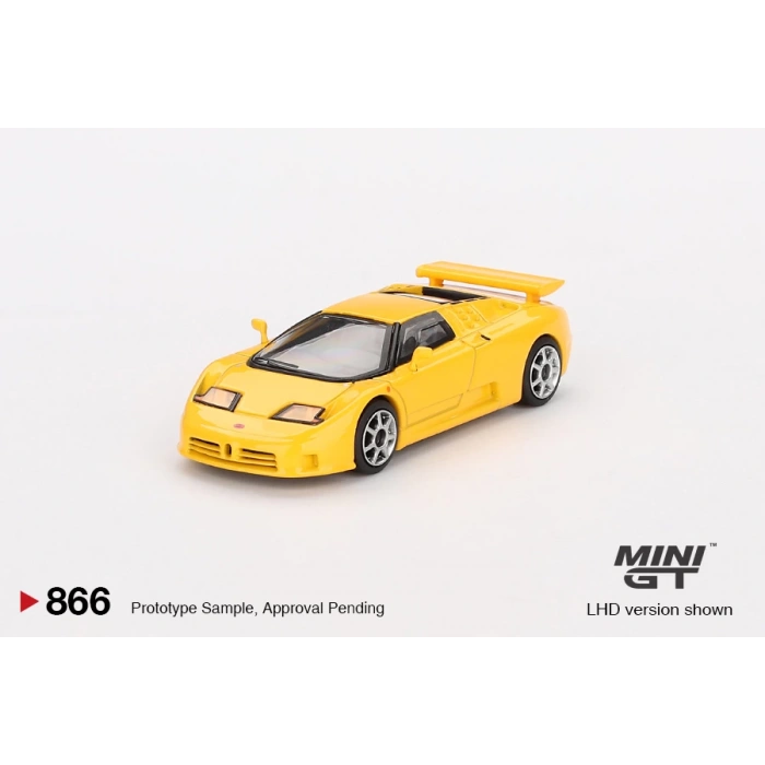 Mini GT Bugatti EB110 Super Sport Giallo Bugatti