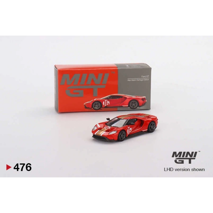 Mini GT MGT00476 1/64 Ford GT Alan Mann Heritage Edition