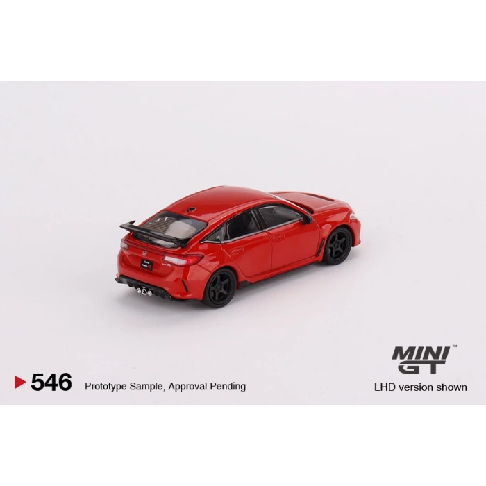 Mini GT Honda Civic Type R Rallye Red 2023 W/ Advan GT Wheel