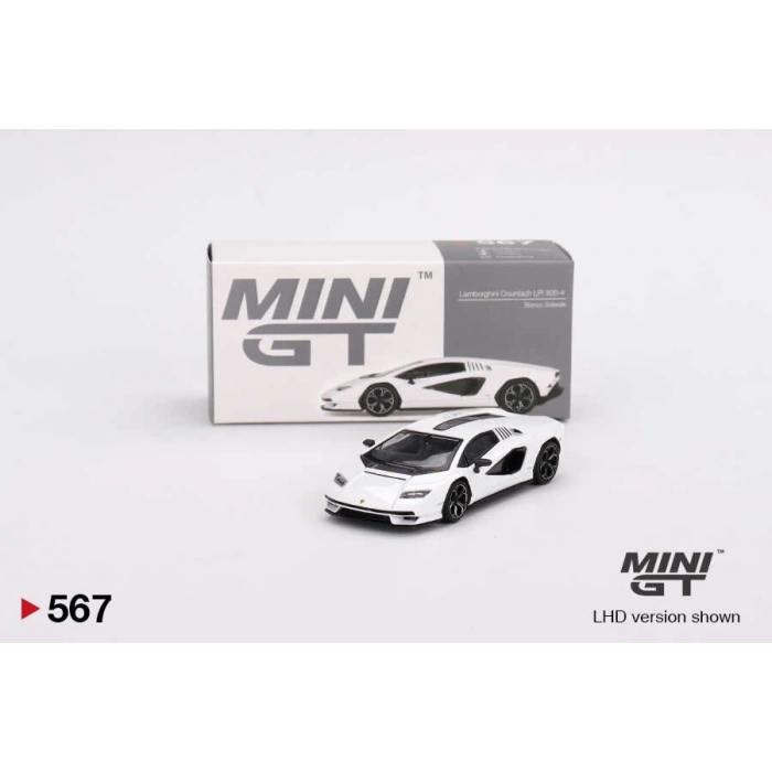 Mini GT MGT00567 1/64 Lamborghini Countach LPI 800-4 Bianco Siderale