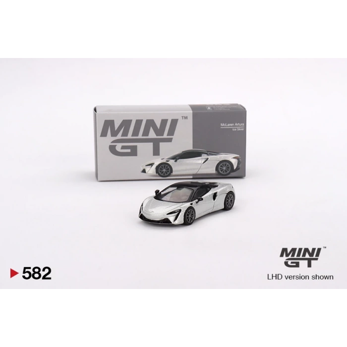 Mini GT MGT00582 1/64 McLaren Artura Ice Silver