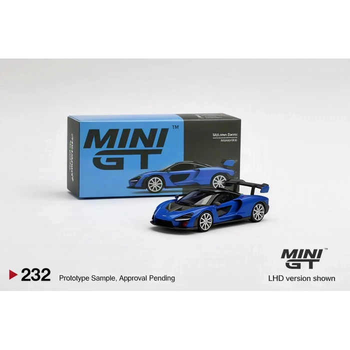 Mini GT MGT00232-L McLaren Senna Antares Blue