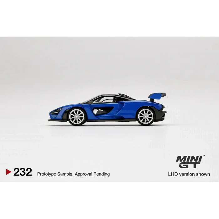 Mini GT MGT00232-L McLaren Senna Antares Blue