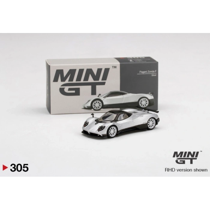 Mini GT MGT00305-L 1/64 Pagani Zonda F Silver