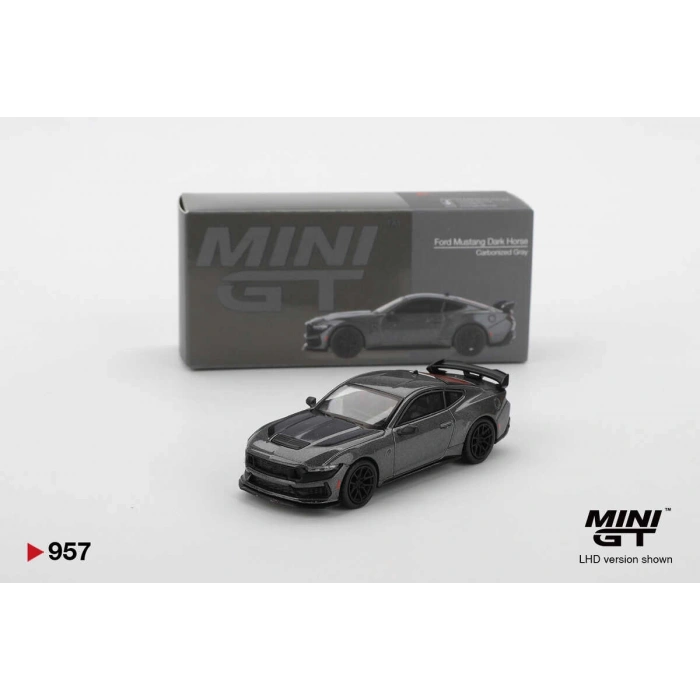 Mini GT MGT00957 1/64 Ford Mustang Dark Horse 2024 Carbonized Gray