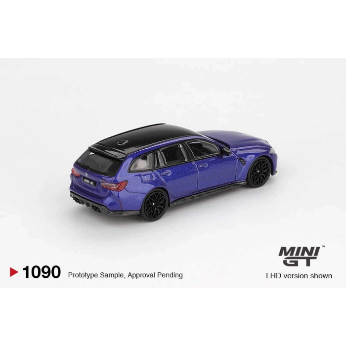 Mini GT MGT01090 1/64 BMW M3 Competition Touring Portimao Blue Metallic