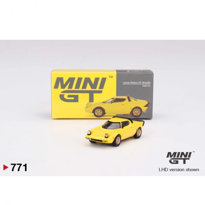 Mini GT MGT00771 1/64 Lancia Stratos HF Stradale Giallo Fly