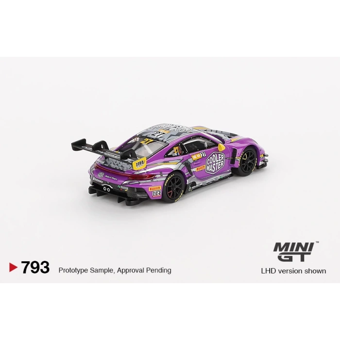 Mini GT Porsche 911 GT3 R #27 HubAuto Racing 2023 FIA GT World Cup 70th Macau Grand Prix MGT00793