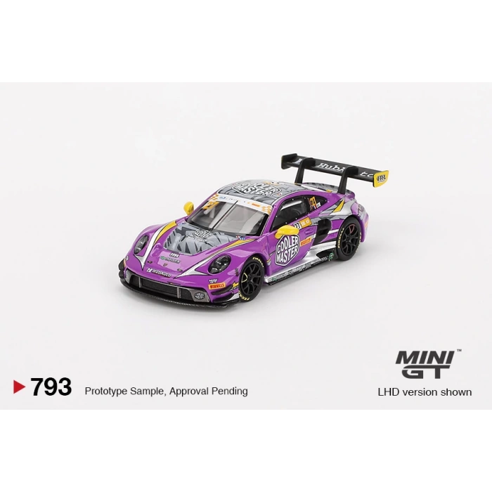 Mini GT Porsche 911 GT3 R #27 HubAuto Racing 2023 FIA GT World Cup 70th Macau Grand Prix MGT00793