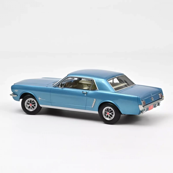 Norev 182800 1/18 Ford Mustang Coupe 1965 Twilight Turquoise Metallic