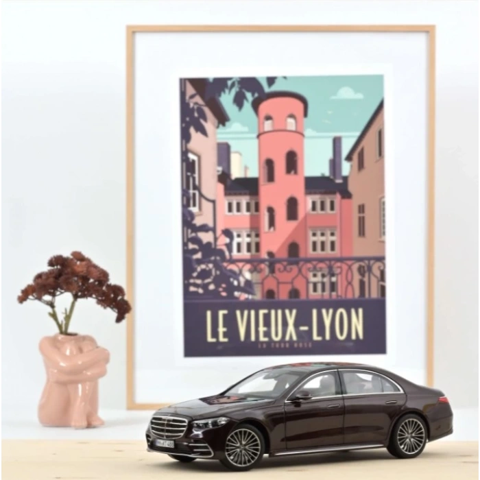 Norev Mercedes-Benz S-Class AMG-Line 2021 Red Metallic