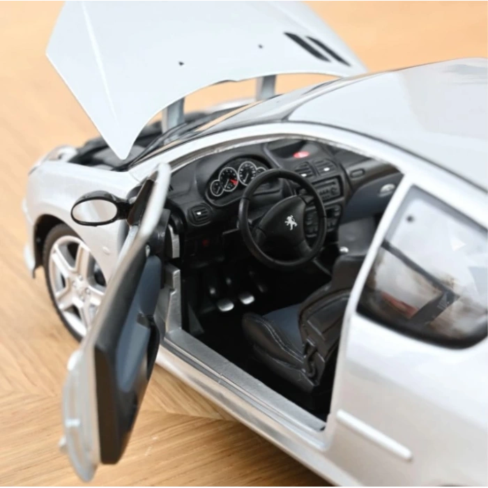 Norev Peugeot 206 RC 2003 Aluminium Silver