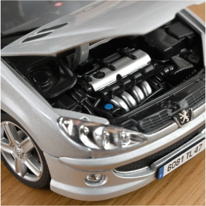 Norev Peugeot 206 RC 2003 Aluminium Silver