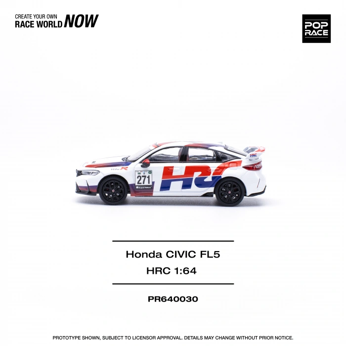 Pop Race 1/64 Honda Civic Type R FL5