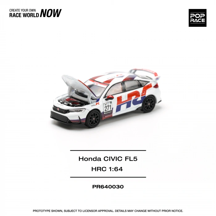 Pop Race 1/64 Honda Civic Type R FL5