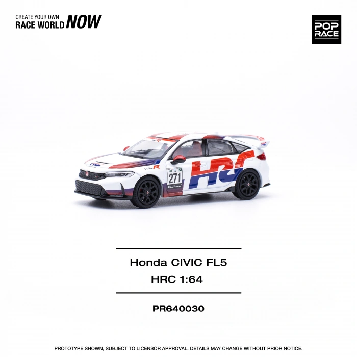 Pop Race 1/64 Honda Civic Type R FL5