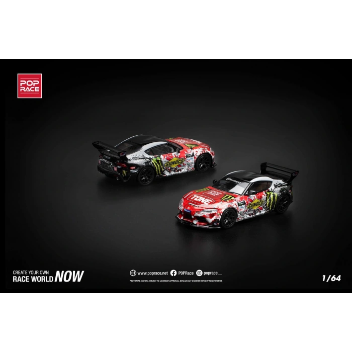 Pop Race 1/64 Pandem Gr Supra D1GP 2024 Daigo Saito