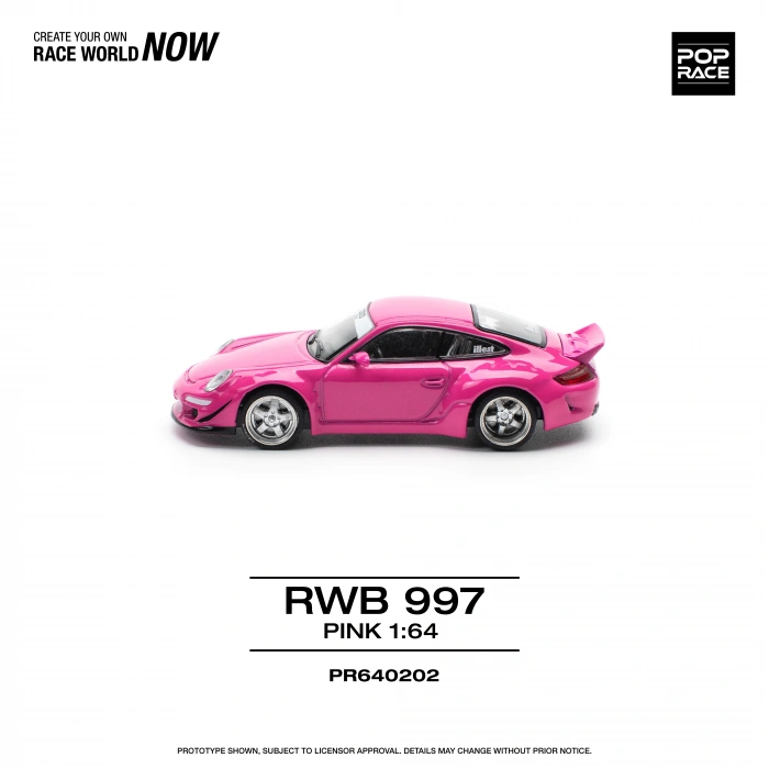 Pop Race 1/64 RWB 997 - Pink
