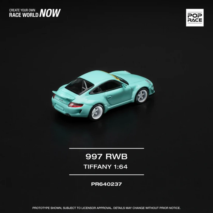 Pop Race 1/64 RWB 997 Tiffany Blue