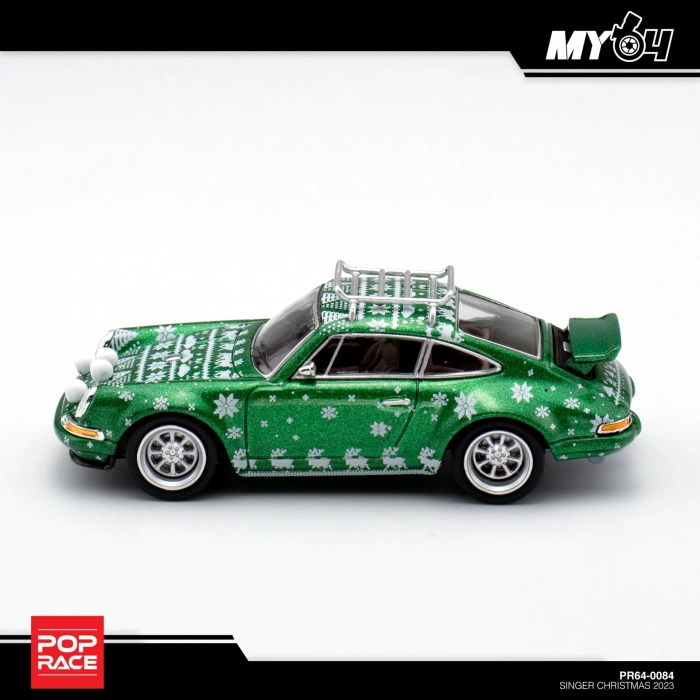 Pop Race1/64 Porsche 964 Singer 911 2023 Merry Christmas Limited Edition
