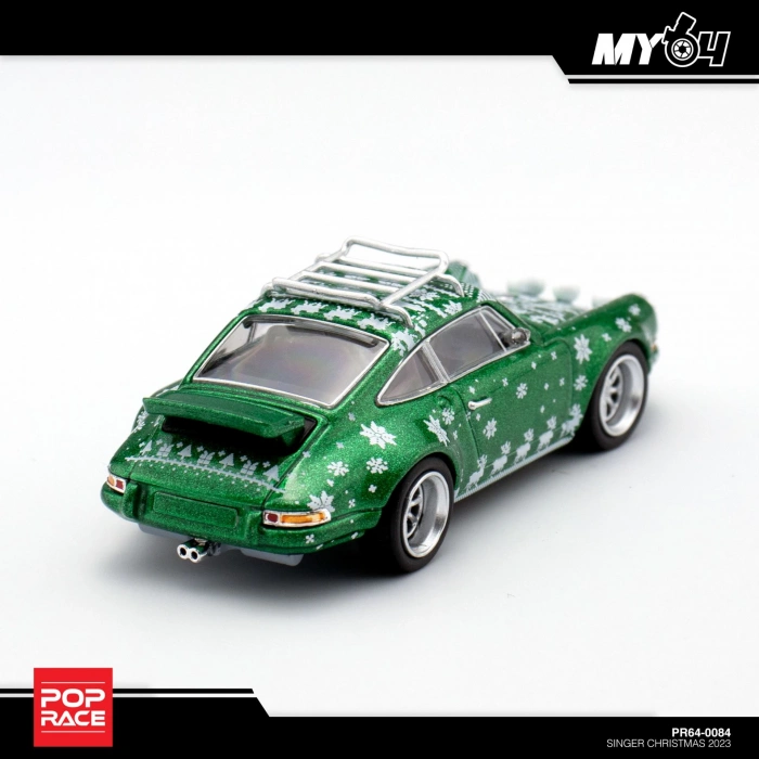 Pop Race1/64 Porsche 964 Singer 911 2023 Merry Christmas Limited Edition