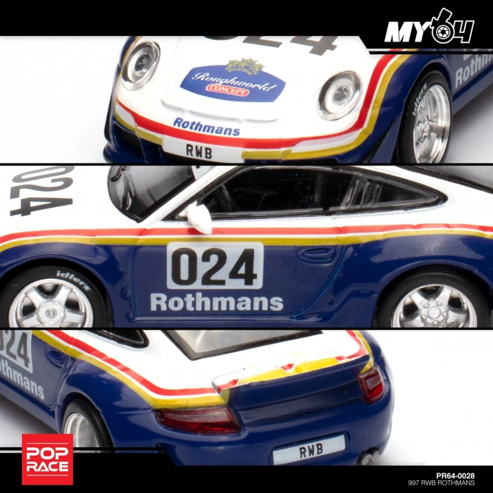 Pop Race 1/64 RWB 997 Rothmans (S8-02) POPRACE