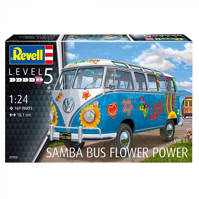 Revell 07050 VW T1 Samba Bus Flower Power