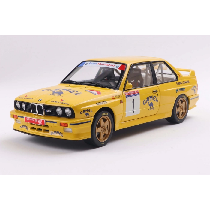 Solido S1801528 1/18 BMW E30 M3 Gr.A – Rally Principe Asturias – 1992 – #1 J.M.Ponce / J.C.Deniz