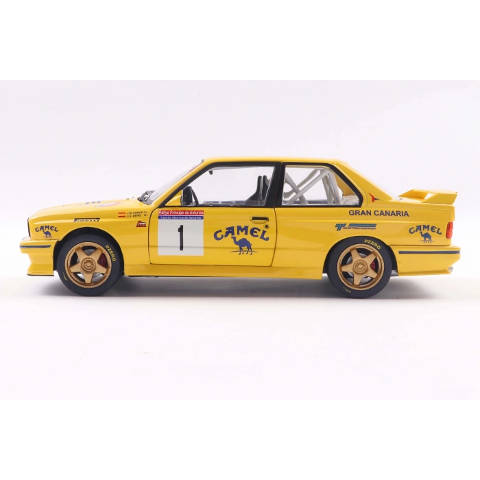 Solido S1801528 1/18 BMW E30 M3 Gr.A – Rally Principe Asturias – 1992 – #1 J.M.Ponce / J.C.Deniz