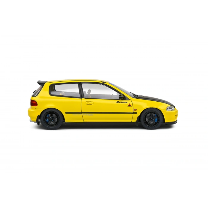 Solido S1810402 1/18 Honda Civic (EG6) Spoon Version – Yellow Carnival – 1991
