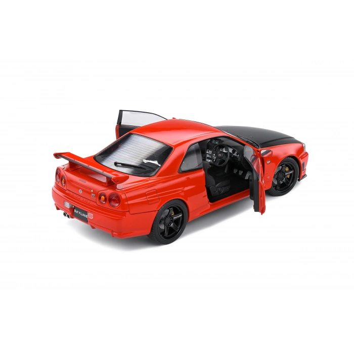 SOLİDO 1/18 NISSAN SKYLINE (R34) GT-R – ACTIVE RED 1999