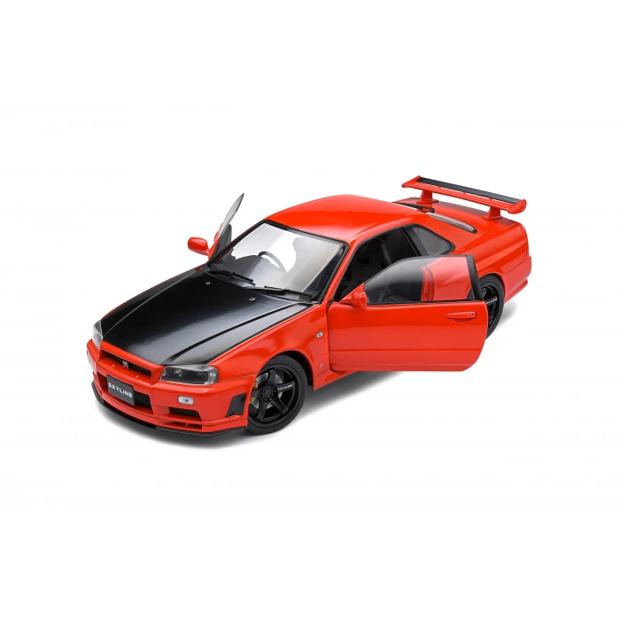 SOLİDO 1/18 NISSAN SKYLINE (R34) GT-R – ACTIVE RED 1999