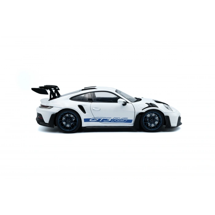 Solido S1812102 1/18 Porsche 911 GT3 RS – White With Blue Sripes – 2024
