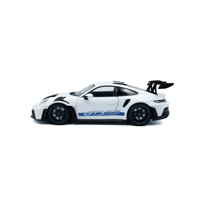 Solido S1812102 1/18 Porsche 911 GT3 RS – White With Blue Sripes – 2024