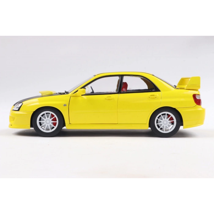 Solido S1812302 1/18 Subaru IMPREZA WRX STI – SOLIDO WORKS Yellow – 2003