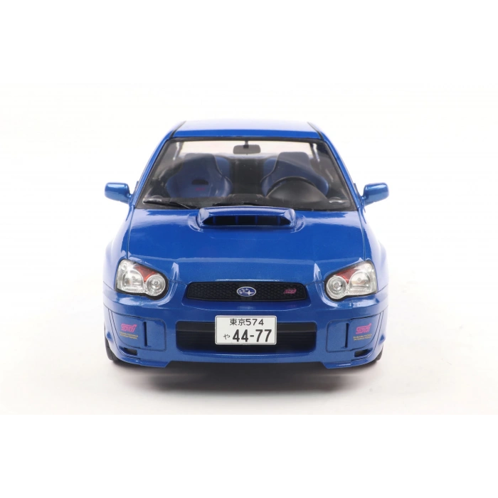 Solido  S1812301 1/18 Subaru IMPREZA WRX STI – Sonic Blue – 2003