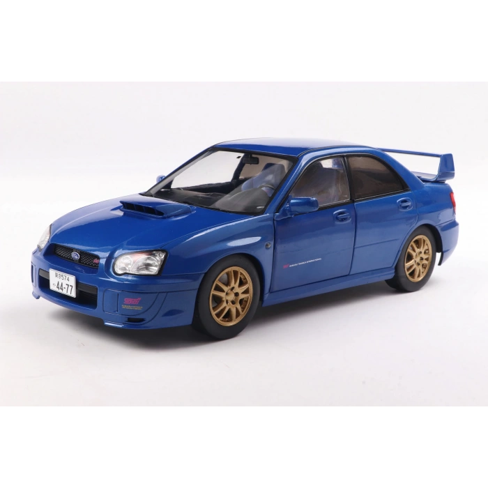 Solido  S1812301 1/18 Subaru IMPREZA WRX STI – Sonic Blue – 2003