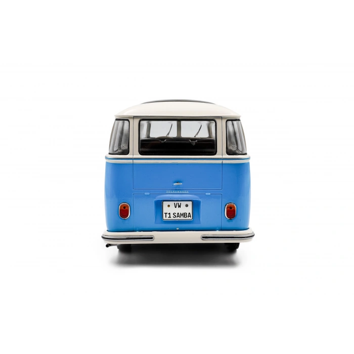 Solido S1813401 1/18 Volkswagen T1 Samba – BLUE / WHITE – 1962
