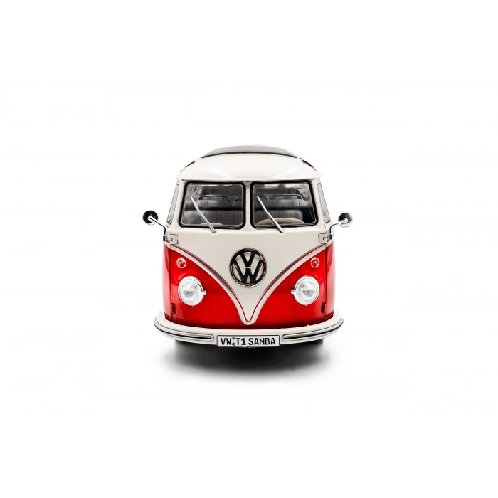 Solido S1813402 1/18 Volkswagen T1 Samba – RED / WHITE – 1962