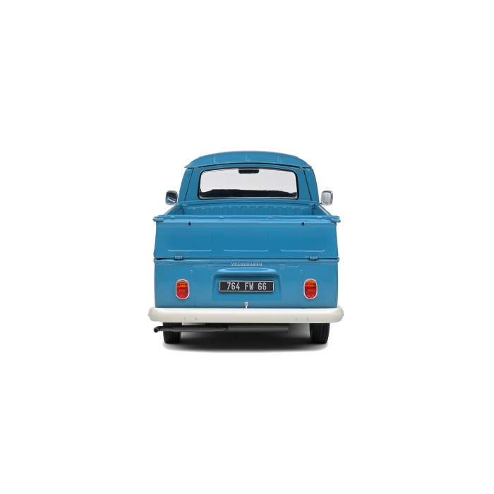 Solido  S1809403 1/18 Volkswagen T2 Pick Up – Blue Petrol – 1968